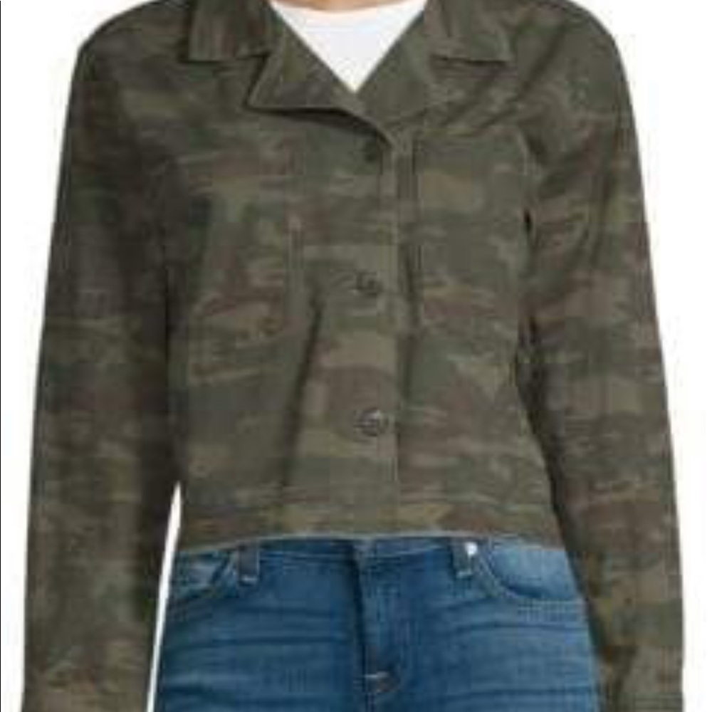 Anthropologie Sanctuary camouflage camp jacket